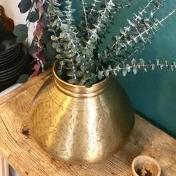 Nkuku Large Nami Brass Vase