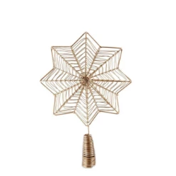 Nkuku Brass Ngoni Giant Star Tree Topper