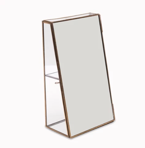 Nkuku Glass and Brass Vertical Bequai Jewelery Box 1 Nkuku Glass and Brass Vertical Bequai Jewelery Box