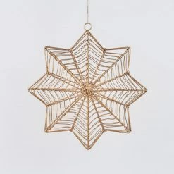 Nkuku Ngoni Hanging Brass Star - Small