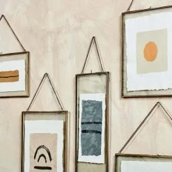 Nkuku Xl Brass Kiko Frame Landscape 29 X 36 Cm