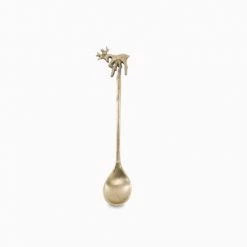 Nkuku Antique Brass Spoon