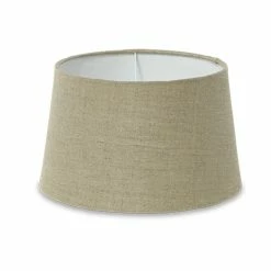 Nkuku Small Tall Recycled Glass Baba Lamp with Medium Shade