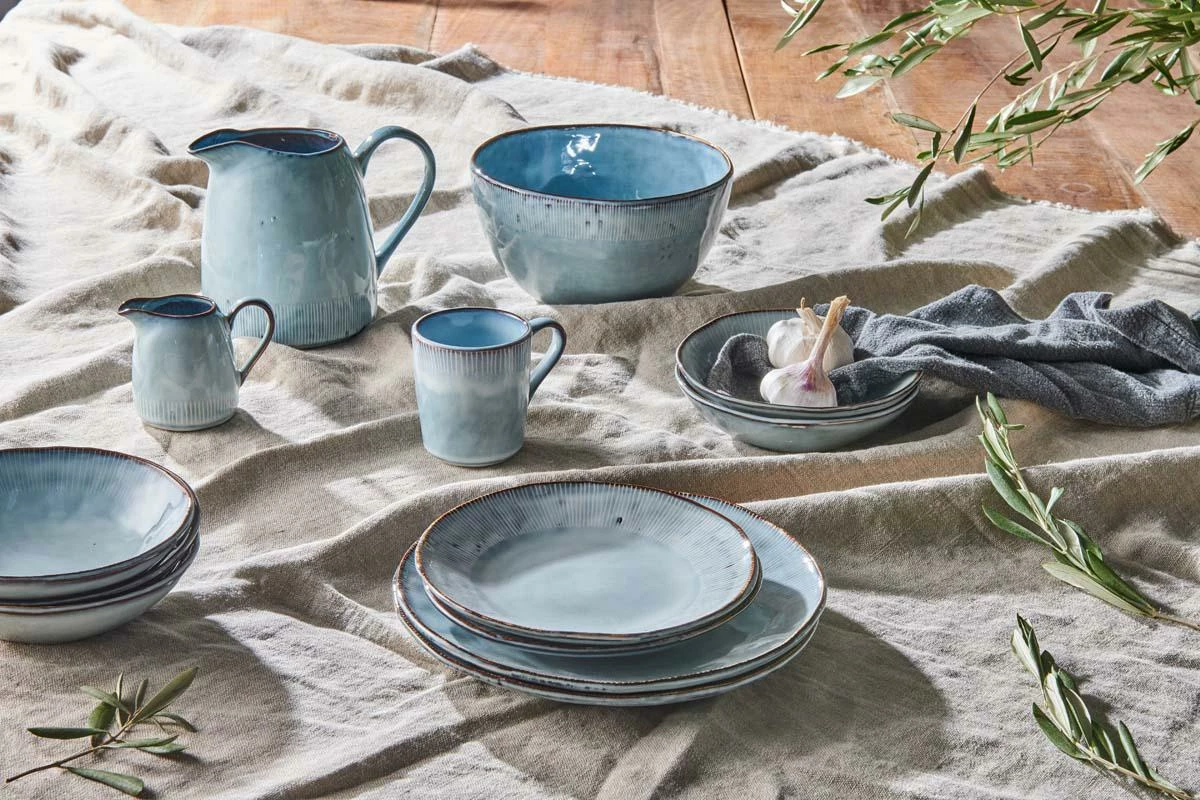 Nkuku Large Dusty Blue Malia Jug 3 Nkuku Large Dusty Blue Malia Jug