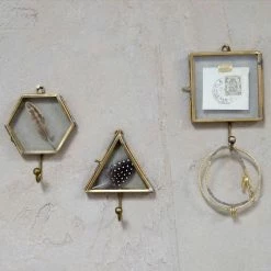 Nkuku Brass and Crystal Kiko Hanger