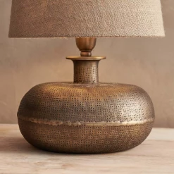 Nkuku Large Lumbu Lamp with Large Dia Jute Lampshade 6 Nkuku Large Lumbu Lamp with Large Dia Jute Lampshade
