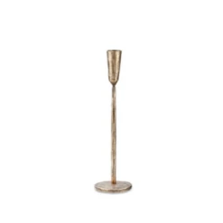 Nkuku Mbata Brass Candlestick - Medium