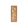 Nkuku Set of 2 Brushed Gold Jahi Spoon