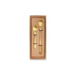 Nkuku Set of 2 Brushed Gold Jahi Spoon
