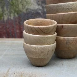 Nkuku Small Artisan Mango Wooden Bowl