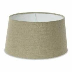 Nkuku Baba Glass Lamp Clear Large Tall With Large Shade