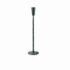 Nkuku Mbata Antique Black Candlestick (Large)