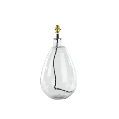 Nkuku Tall Hand Blown Baba Glass Lamp Base