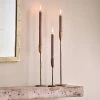 Nkuku Medium Antique Brass Mbata Candle Stick
