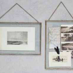 Nkuku Brass Glass Kiko Frame