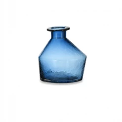 Nkuku Indigo Zaani Glass Vase