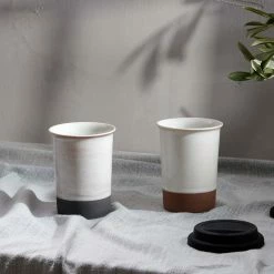 Nkuku Edo Travel Mug Terracotta