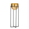Nkuku Large Atsu Brass Planter Stand