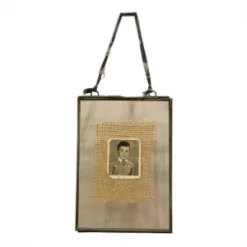 Nkuku Petit cadre Kiko Portrait Zinc