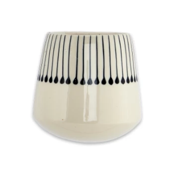 Nkuku Small Matamba Ceramic Wall Hung Planter 1 Nkuku Small Matamba Ceramic Wall Hung Planter