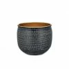Nkuku Cache Pot Tembesi Finition Black