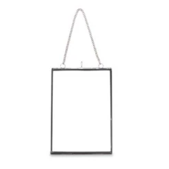 Nkuku Small Silver Kiko Frame