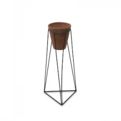 Nkuku Small Jara Terracotta Planter With Stand