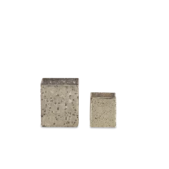 Nkuku Large Subira Etched Glass T-Light Holder