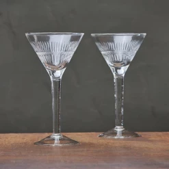 Nkuku Set of 4 Clear Mila Cocktail Glass