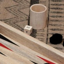 Nkuku Mango Wood Backgammon
