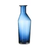 Nkuku Zaani Large Glass Vase - Indigo Blue
