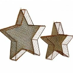 Nkuku Large Metal and Wire Chatari Star