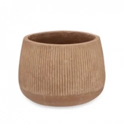 Nkuku Small Terracotta Wampu Wide Planter