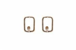 Nkuku Brass Rectangular Tima Hanger 5 Nkuku Brass Rectangular Tima Hanger