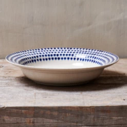 Nkuku Indigo Drop Pasta Bowl