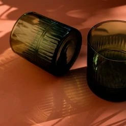 Nkuku Emerald Green Glass Tumbler 5 Nkuku Emerald Green Glass Tumbler