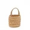 Nkuku Chapad Hemp Wide Wall Hung Basket - Small