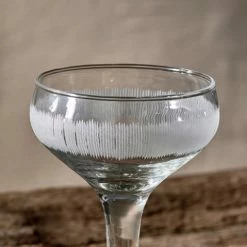 Nkuku Anara Etched Cocktail Glass