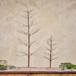 Nkuku Charida Wire Christmas Tree - Brass - Small