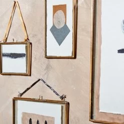 Nkuku Brass Kiko Frame Portrait 8 X 10