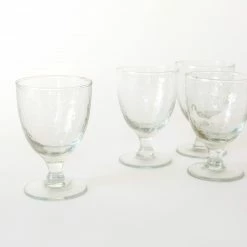 Nkuku Yala Hammered Wine Glass Set Of Four