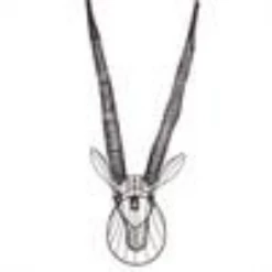 Nkuku Eko Wire Antelope Head