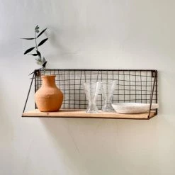 Nkuku Tamba Mango Wood Shelf - Small