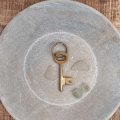 Nkuku Bansi Brass Keyring