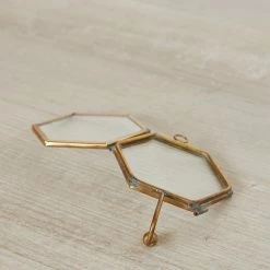 Nkuku Kiko Hexagon Antique Brass Hook 8 Nkuku Kiko Hexagon Antique Brass Hook