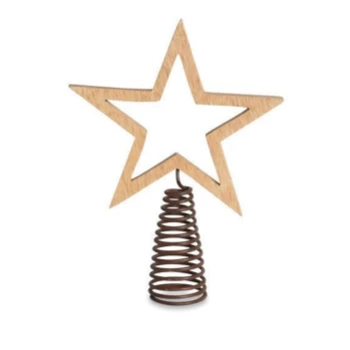 Nkuku Natural Mango Wood Chana Tree Topper 1 Nkuku Natural Mango Wood Chana Tree Topper