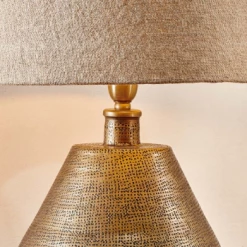 Nkuku Nalgonda Lamp - Antique Brass - Large 6 Nkuku Nalgonda Lamp - Antique Brass - Large