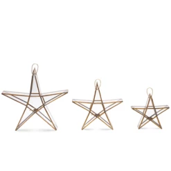 Nkuku Sanwi Standing Star Brass - Small