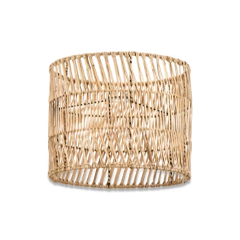 Nkuku Banso Wicker Lampshade - Medium 1 Nkuku Banso Wicker Lampshade - Medium