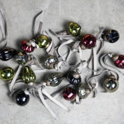 Nkuku Set of 16 Mixed Colours Adisa Bauble Jar